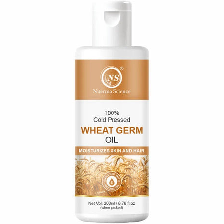 Nuerma Science 100% Cold Pressed Wheat Germ Oil to Moisturize Skin & Hair