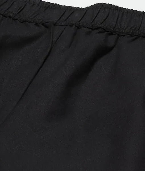 Fabmade Peach & Black Combo Linen Pajama
