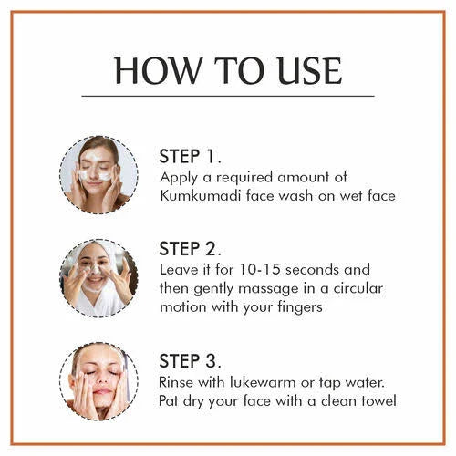 Nuerma Science Kumkumadi Face Wash | Deep Cleansing Formula to Cure Dark Spots & Pigmentation
