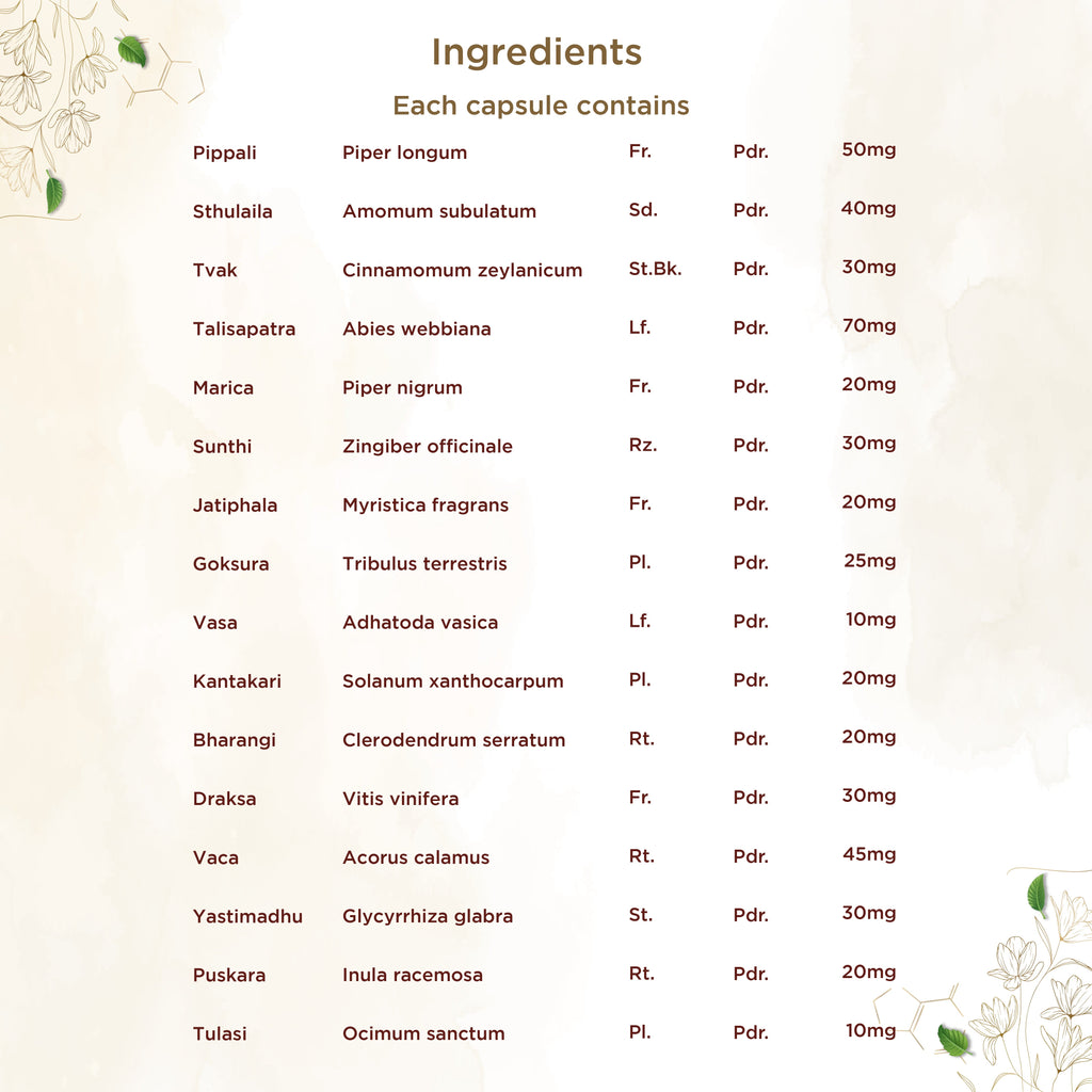 Shreevarma Swas Care Capsules