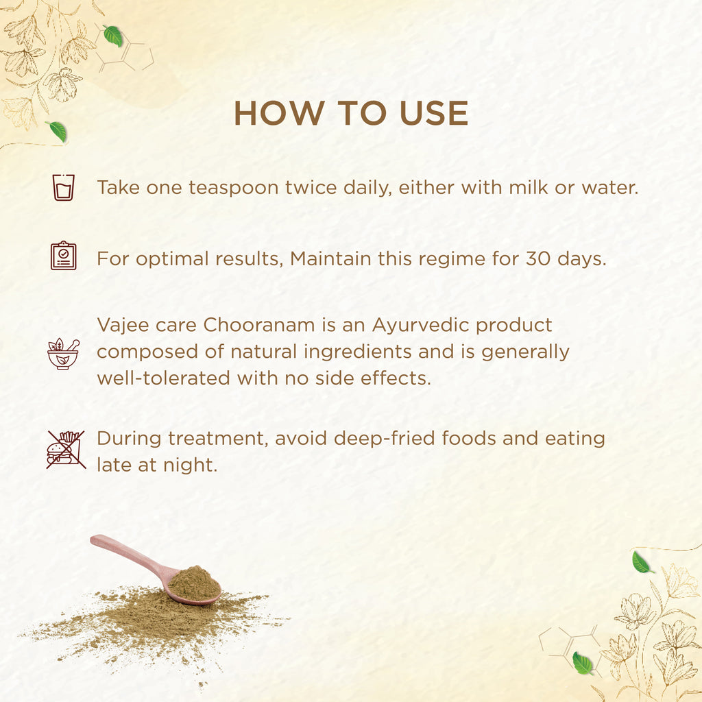 Shreevarma Vajee Care Choornam Mens Wellness