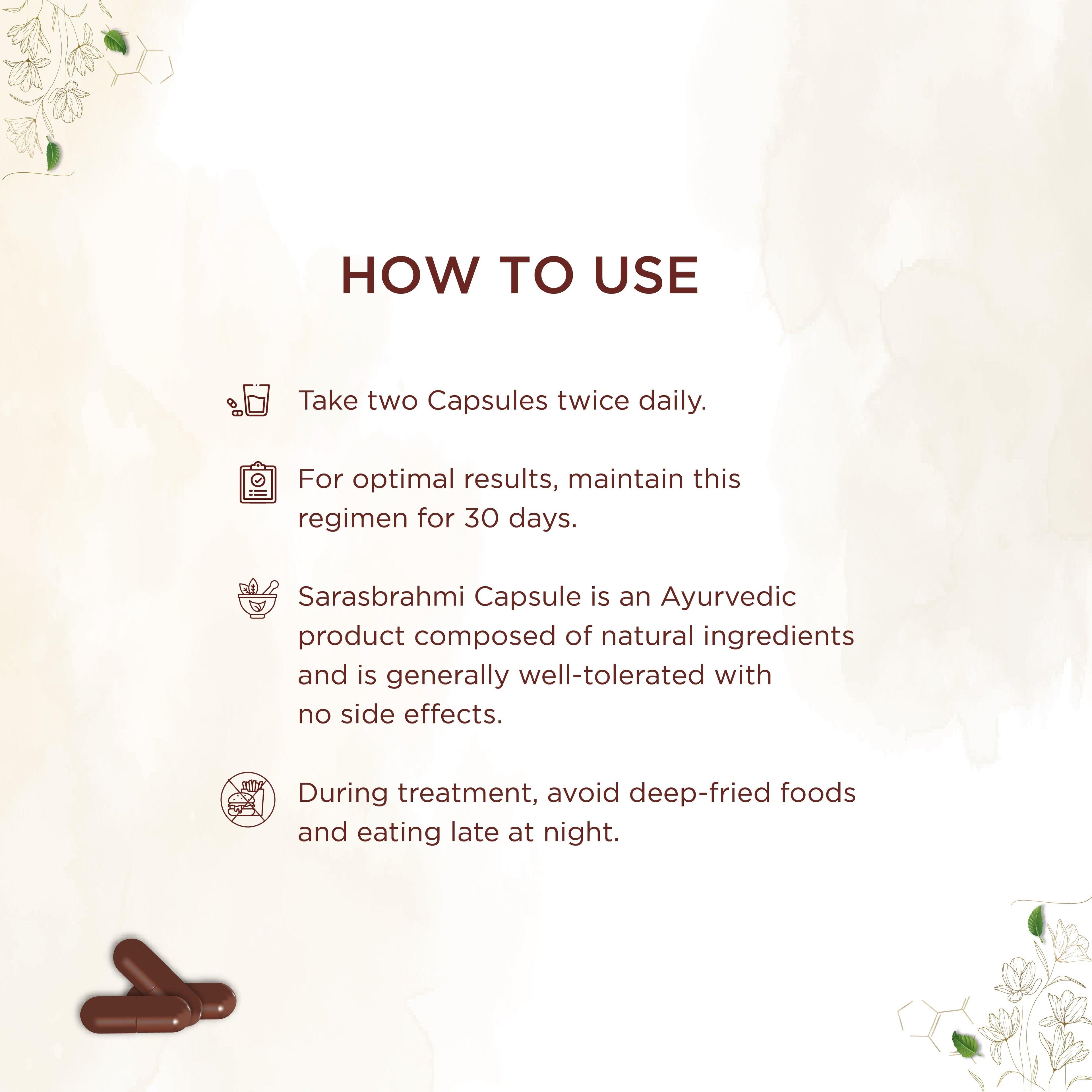 Shreevarma Saras Brahmi Capsules