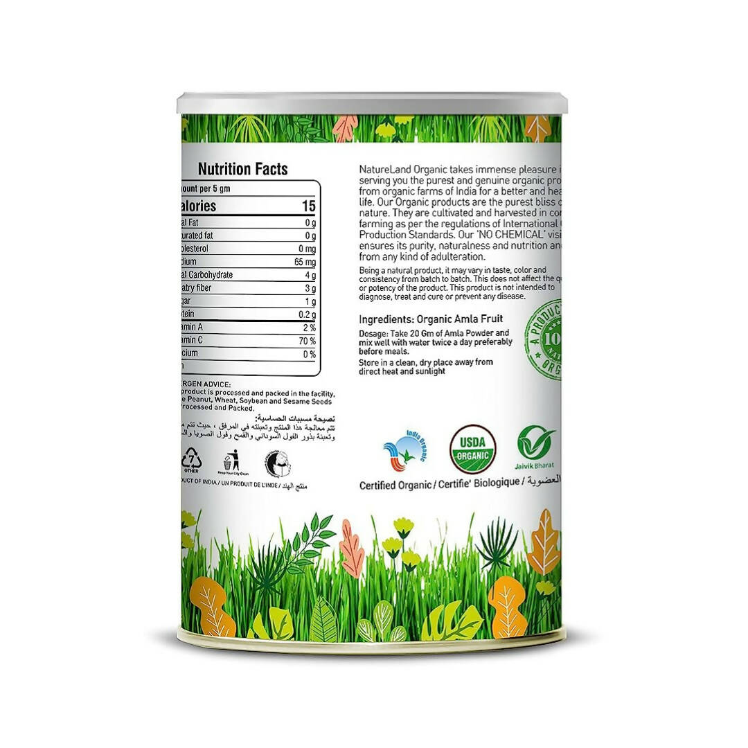 Nature Land Organics Wheat Grass Powder