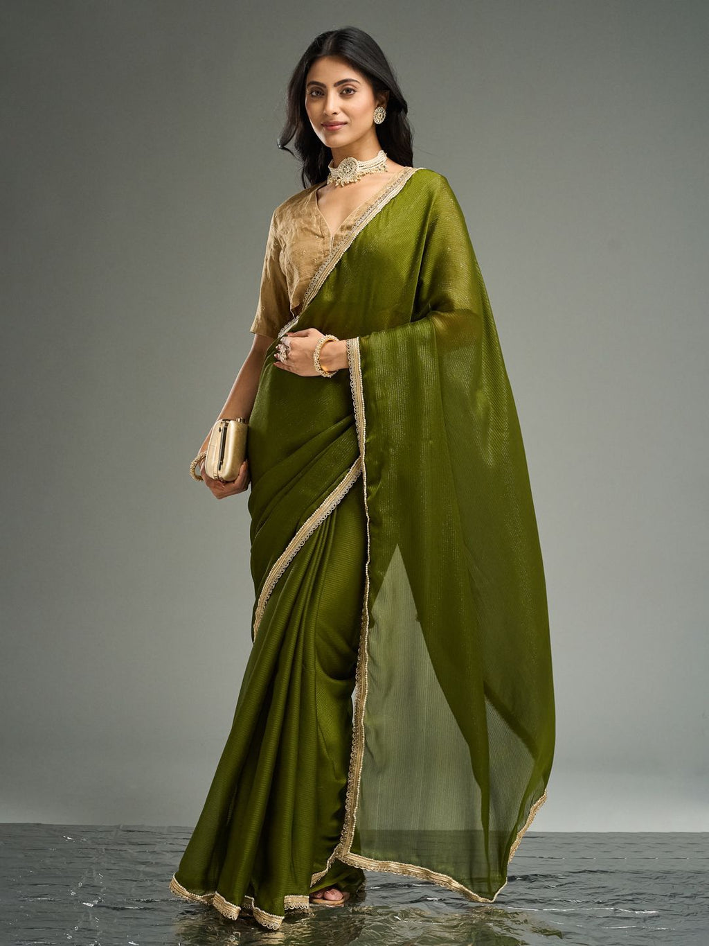 kasee Embellished EmbroideredSaree - Distacart