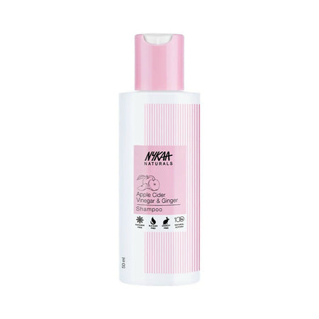 Nykaa Naturals Anti-Dandruff - Free Shampoo with Apple Cider Vinegar, Ginger & Tea Tree Oil