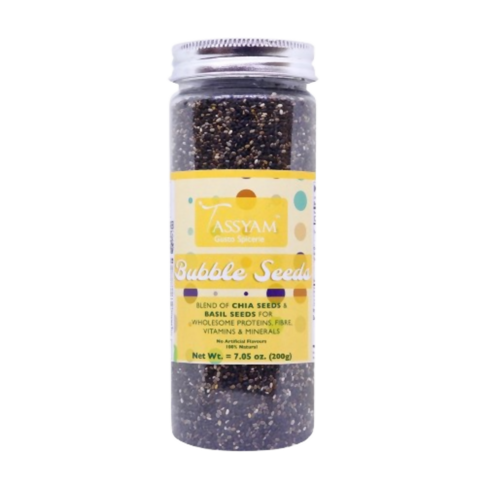Tassyam Organics Bubble Seeds Mix - Chia & Basil