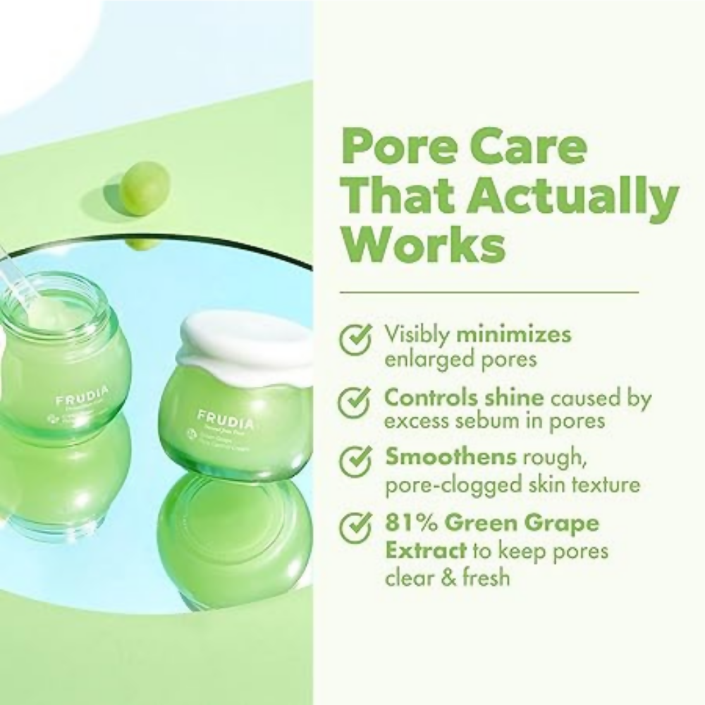 Frudia Green Grape Pore Control Cream with Vegan Collagen