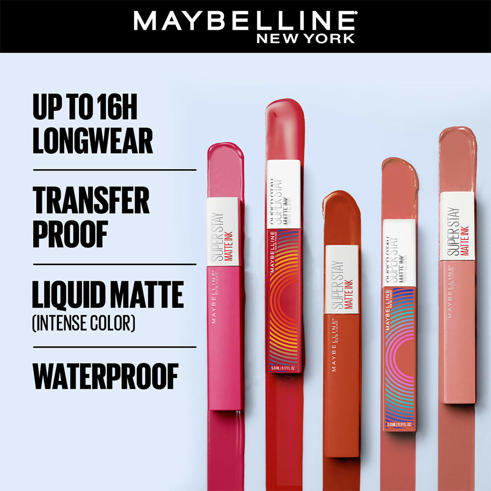 Maybelline New York Super Stay Matte Ink Liquid Lipstick - 225 Delicate