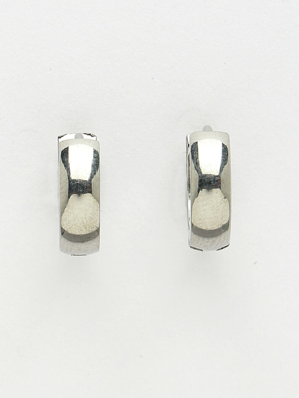 NVR Men's Set of 3 Multicolor Rhodium-Plated Stainless Steel Hoop Earrings - Distacart