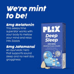 PLIX The Plant Fix Melatonin Deep Sleep Oral Dissolving Mini Mints Effervescent Tablets - Distacart