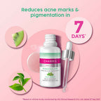 Charmis Anti Acne 2% Salicylic Acid Face Serum with Green Tea & Kiwi Extracts for Clear & Glowing Skin