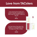 TAC - The Ayurveda Co. Liquid Matte Maroon Fantasy Lipstick