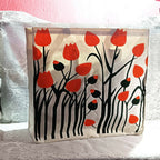 Canvas Jute Bag Flower Print