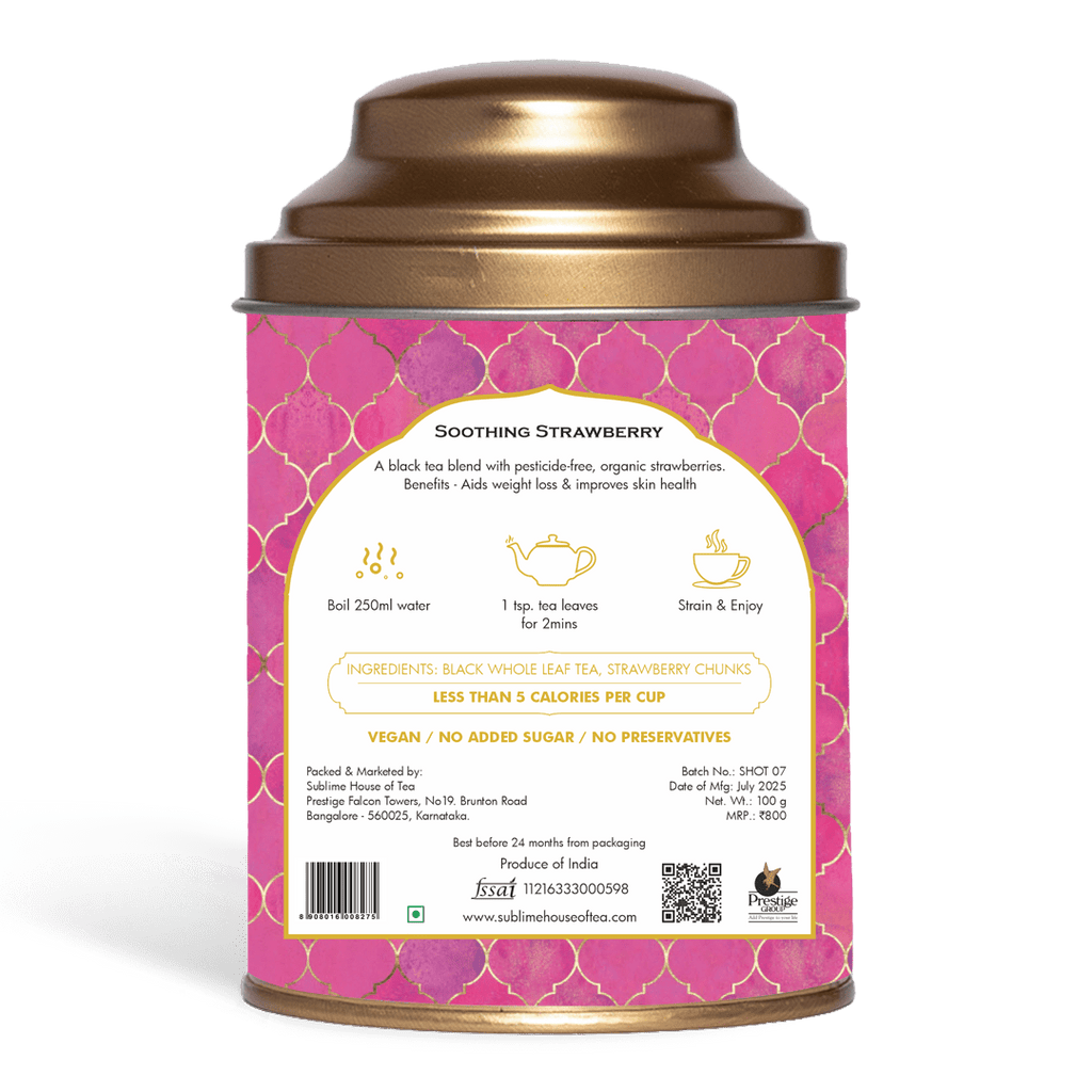 Sublime Inspiring Awe Soothing Strawberry Tea - Distacart