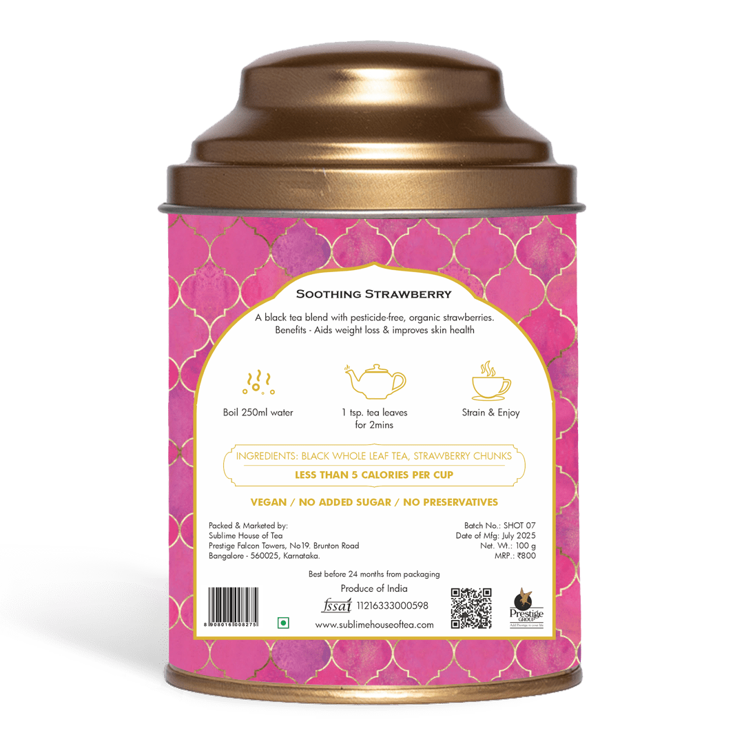 Sublime Inspiring Awe Soothing Strawberry Tea - Distacart