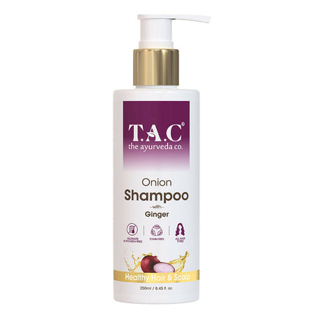 TAC - The Ayurveda Co. Onion Hair Shampoo for Hair Regrowth & Frizz Free Hair