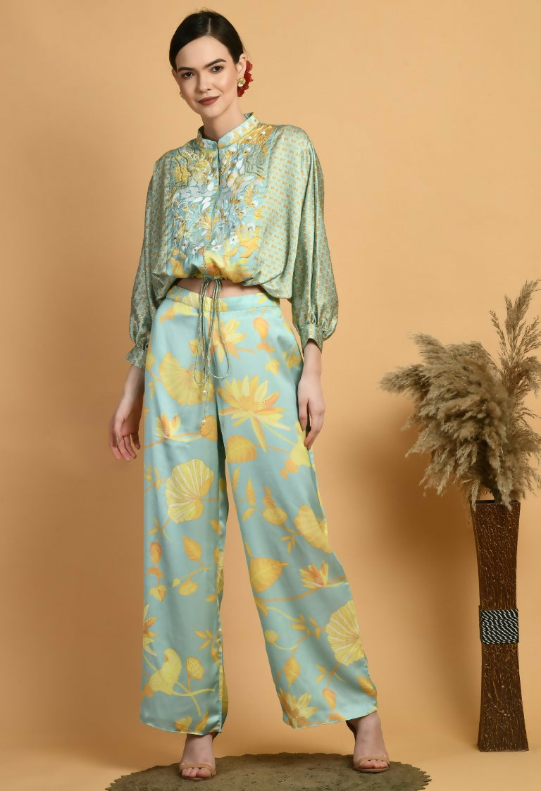 Joban Fashion Green Viscose Kurta Set