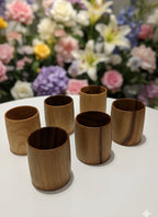 Wood estate Original Wooden Bourbon Drinking Water Glass Gifts