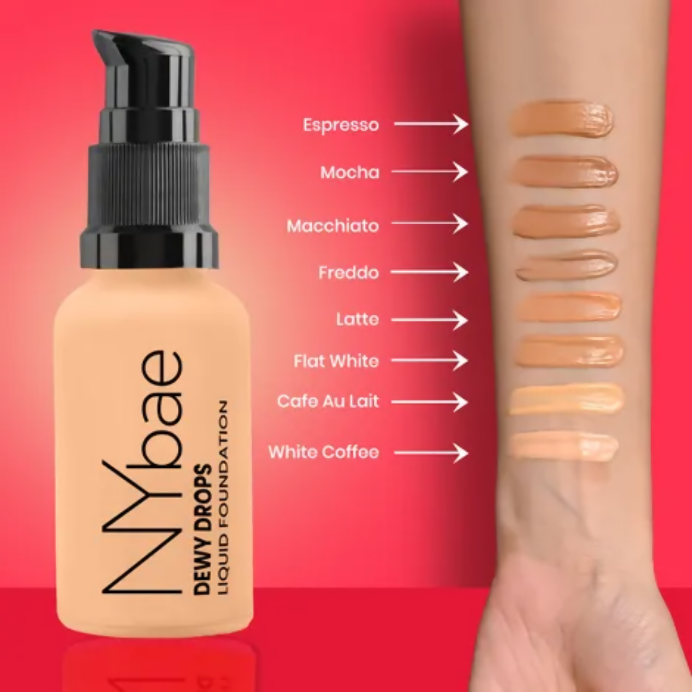 NY Bae Dewy Drops Foundation - Flat White 01