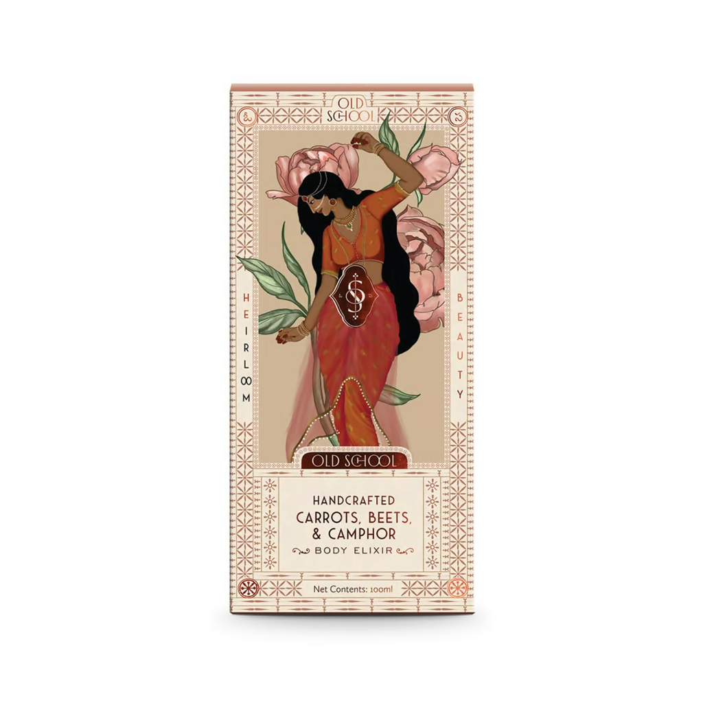 Old School Rituals Carrots Beets & Camphor Body Elixir Nourishing & Toning Body Oil