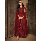 Maisha 7204 hit design on net fabric