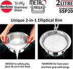 Hawkins Tri-Ply Stainless Steel Induction Metro Patila, 2 Litre (SSP20)