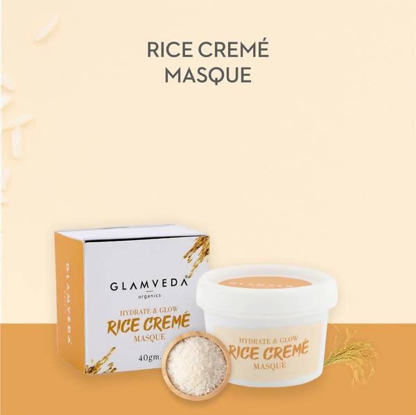 Glamveda Hydrate & Glow Rice Creme' Masque