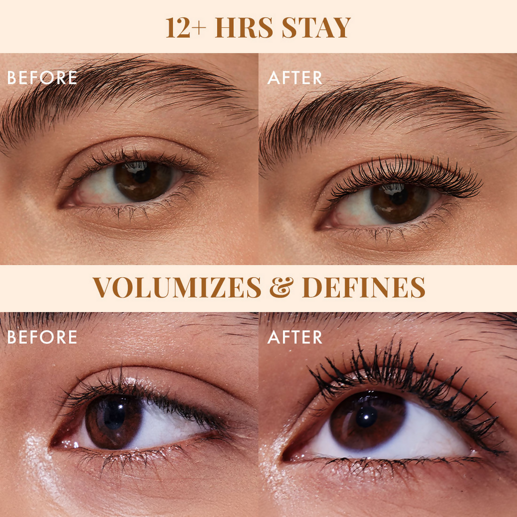 mCaffeine Shades Volume Define Tubing Mascara - Black