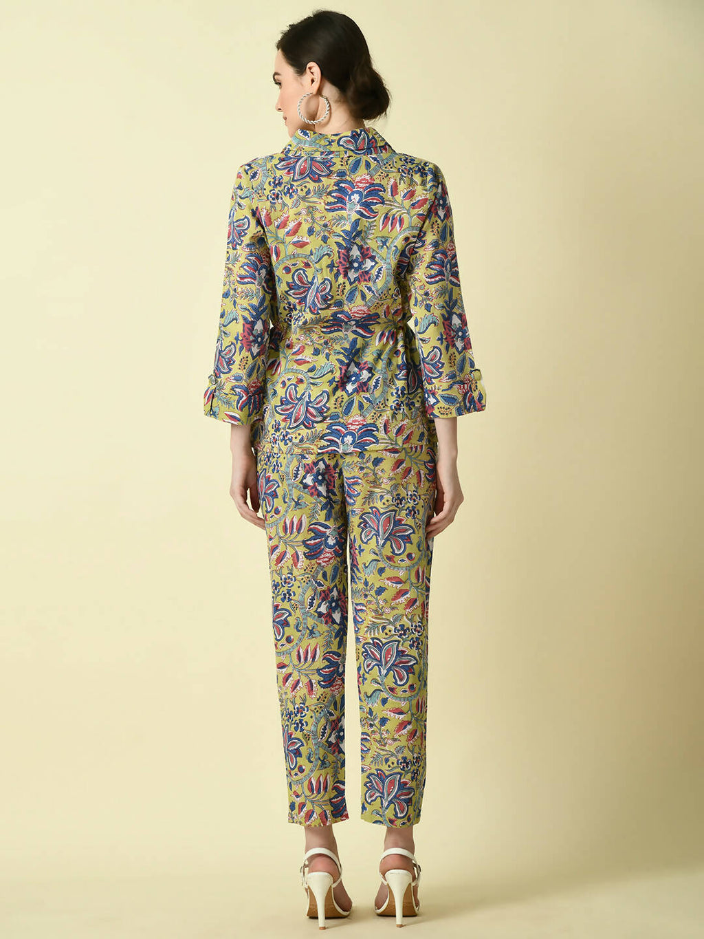 Myshka Women's Multi Cotton Printed jacket