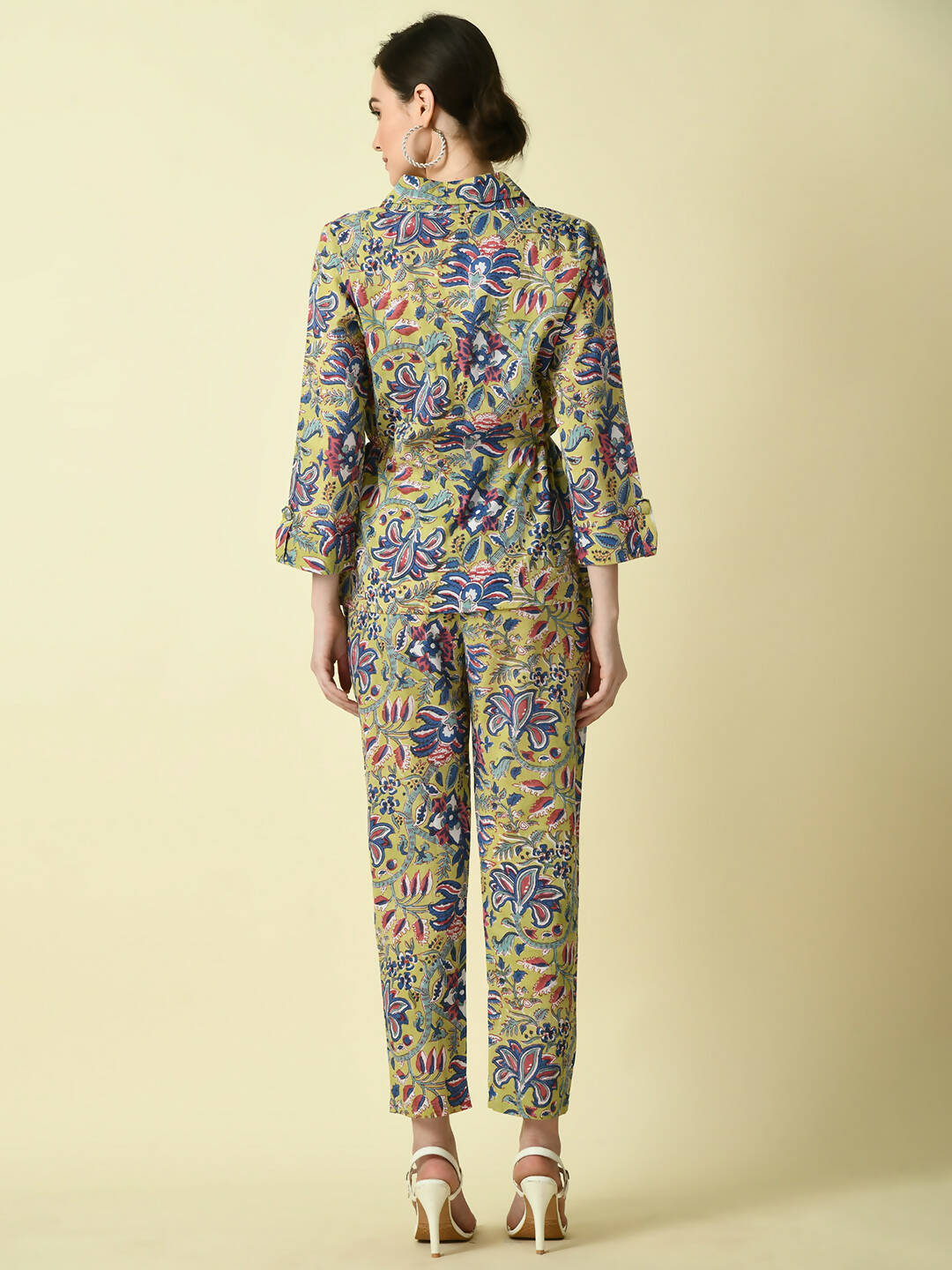 Myshka Women's Multi Cotton Printed jacket