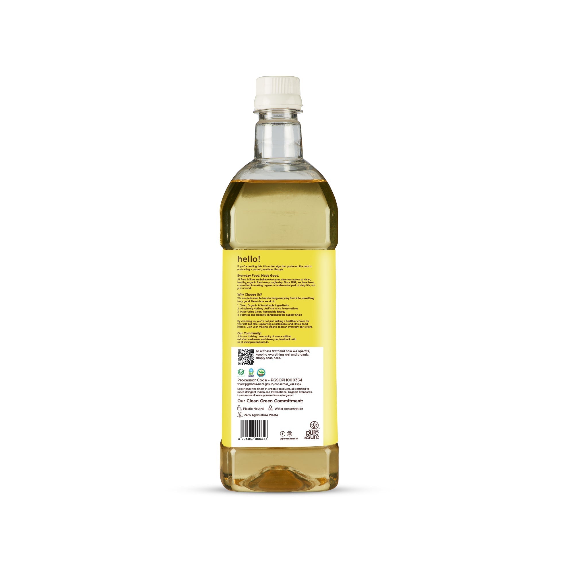 Pure & Sure Organic Sunflower Oil - Distacart