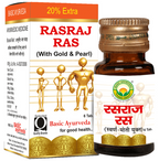 Basic Ayurveda Rasraj Ras with Gold & Pearl - Distacart