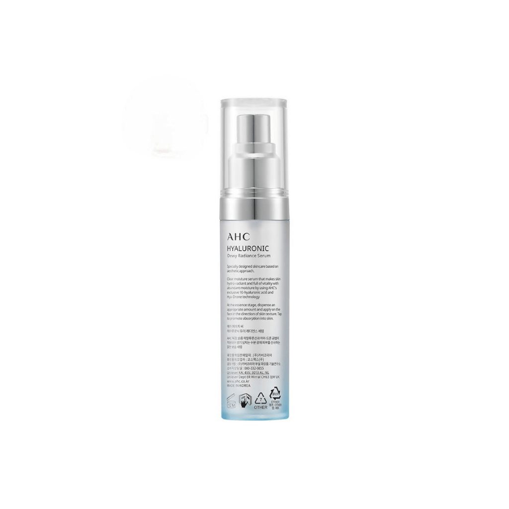 AHC Hyaluronic Dewy Moisturising Radiance Face Serum - Korean skincare