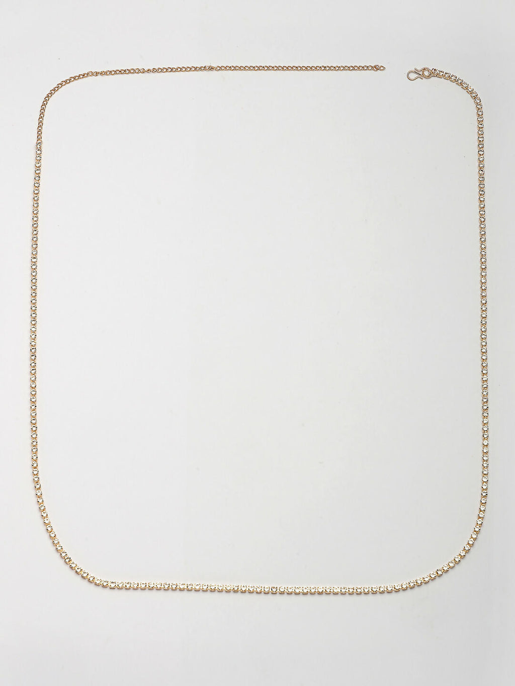NVR Women's Gold-Polished AD-Studded Kamarbandh Waist Chain
