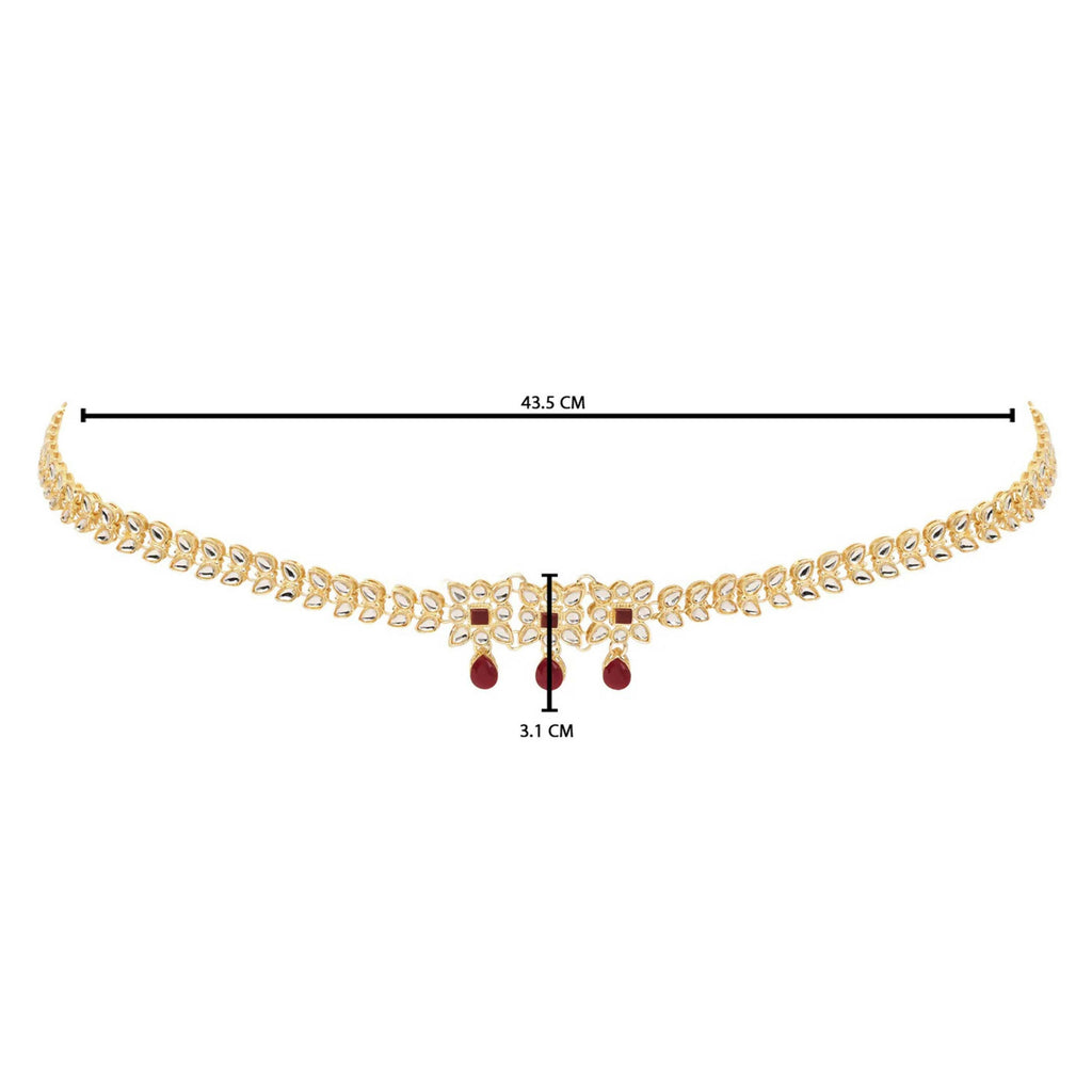 Joban Fashion Golden Zinc Alloy Waist Chain For Women