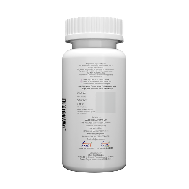 HealthAid HairSkiNail (Multivitamins for Hair, Skin and Nail) Liquid fill Capsules - Distacart