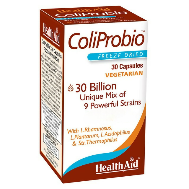 HealthAid ColiProbio 30 Billion Probiotic Capsules - Distacart