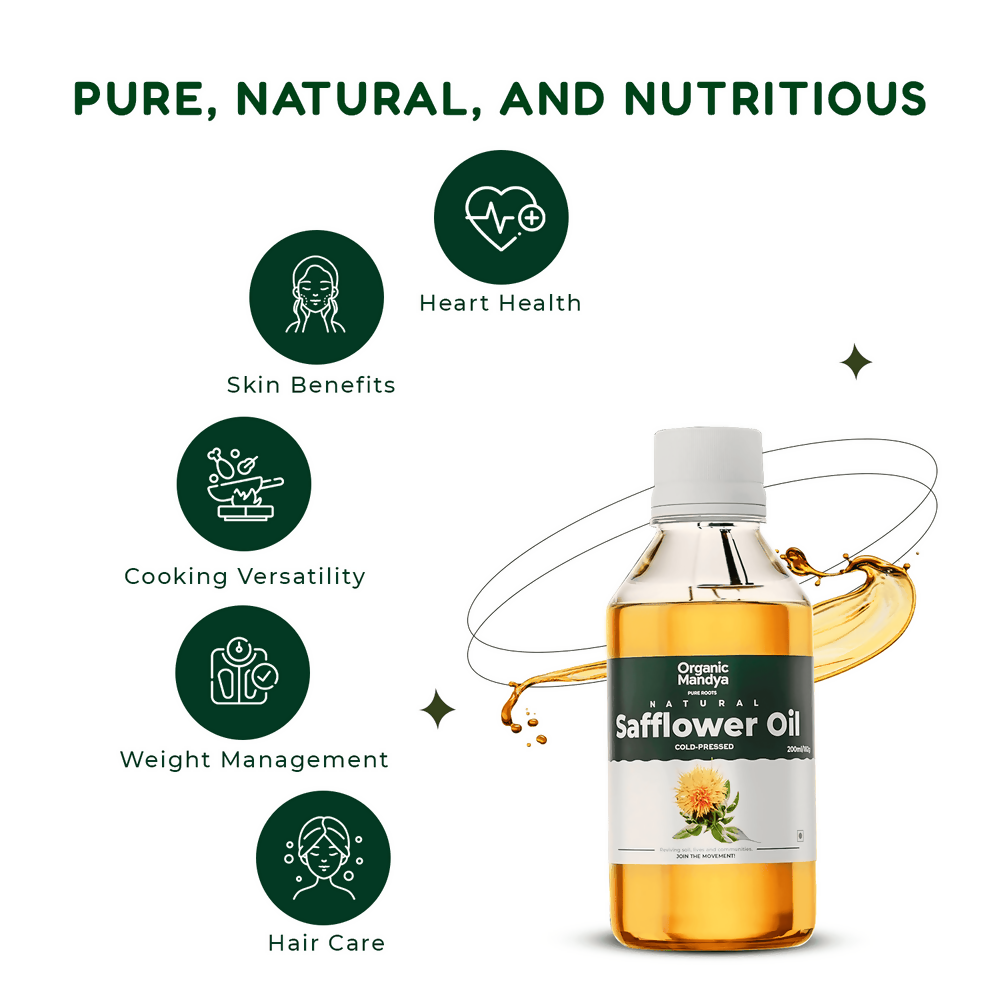 Organic Mandya Safflower Oil - Distacart