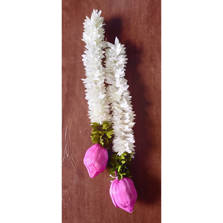 Fabric Decor Hanging with Lotus Bud