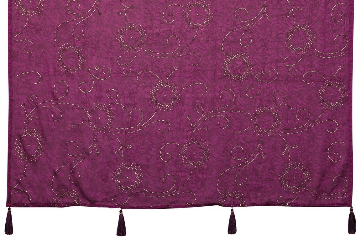 Aafreen Partywear Designer Purple Rangoli Silk Fancy Saree