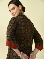 Myshka Women's Multi A-Line Printed Kurta