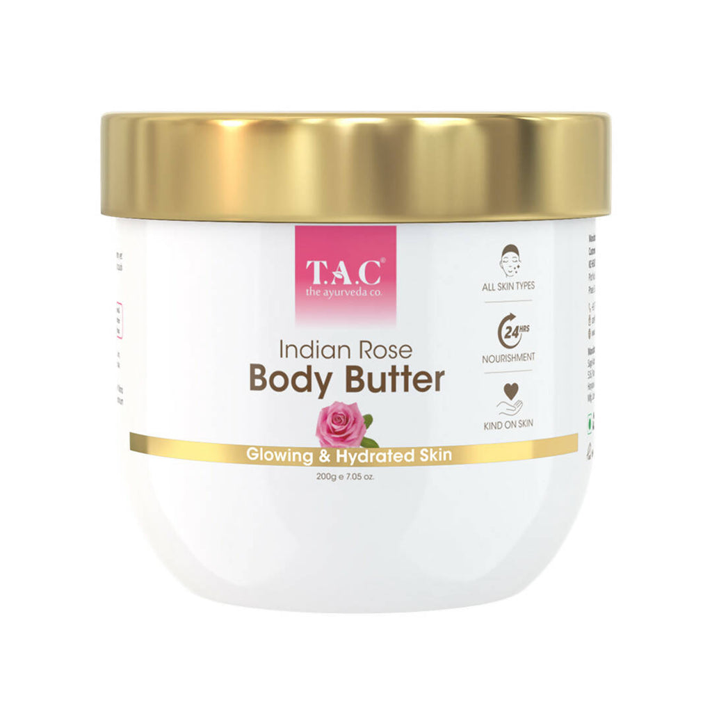TAC - The Ayurveda Co. Indian Rose Body Butter With Rose Oil & Shea Butter