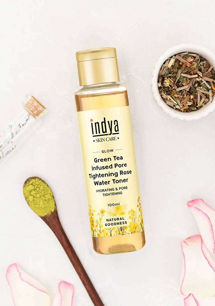 Indya Green Tea Infused Pore Tightening Rose Water Toner