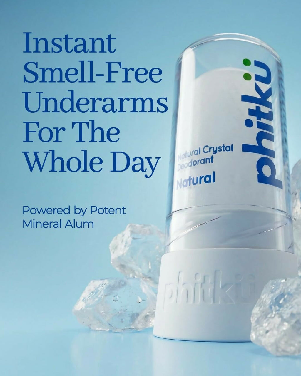 Phitku Crystal Roll On Deo Alum Deodorant - Distacart