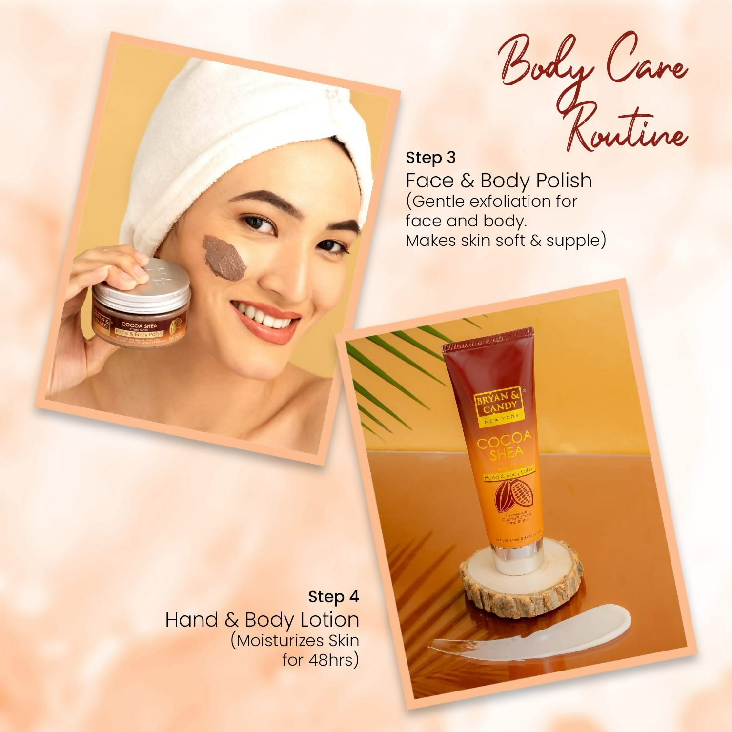 Bryan & Candy Cocoa Shea Bath Tub Collection Gift Set Kit
