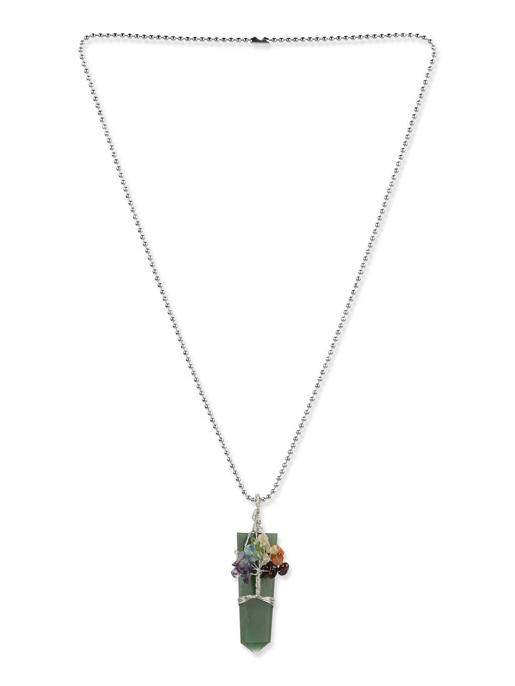 Women's Silver-Plated Necklace - Ruby Raang - Distacart