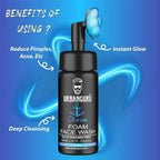 Urbanguru Refreshing Ocean Foam Face Wash