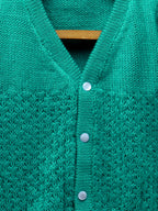 Chutput Kids Cute Green Coloured Solid Pullover Sweater