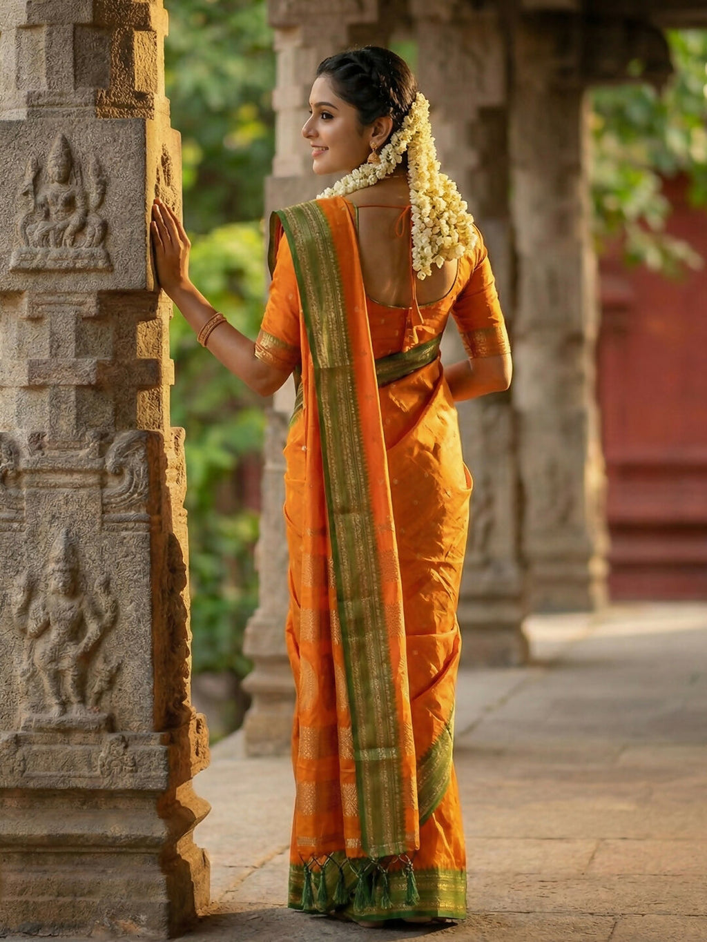 Shree Shyam Fashion Mustard Cotton Saree - Distacart