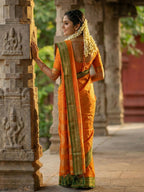 Shree Shyam Fashion Mustard Cotton Saree - Distacart